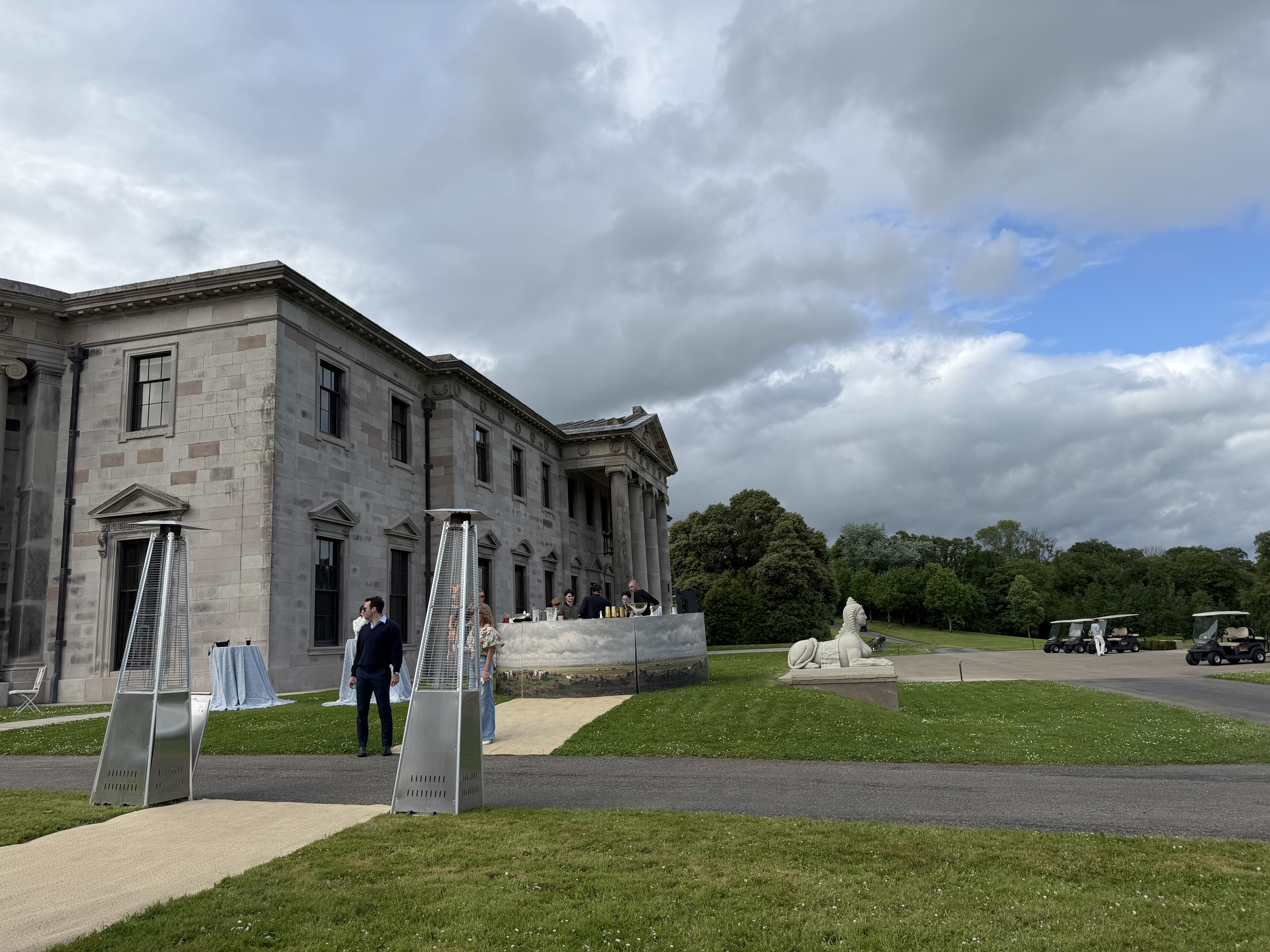House exterior of Ballyfin Demesne